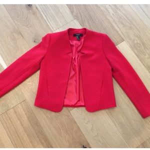 🍒 Red Blazer with Cutouts Size: S